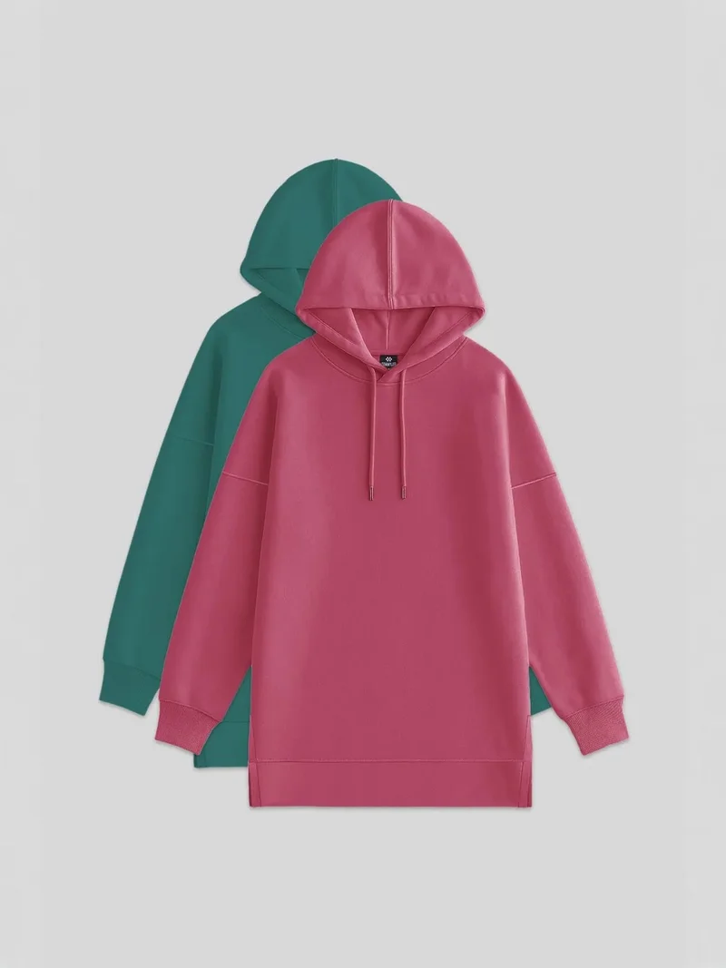 تومي لايف TOMMY Oversized Hooded Sweatshirt With Pocket