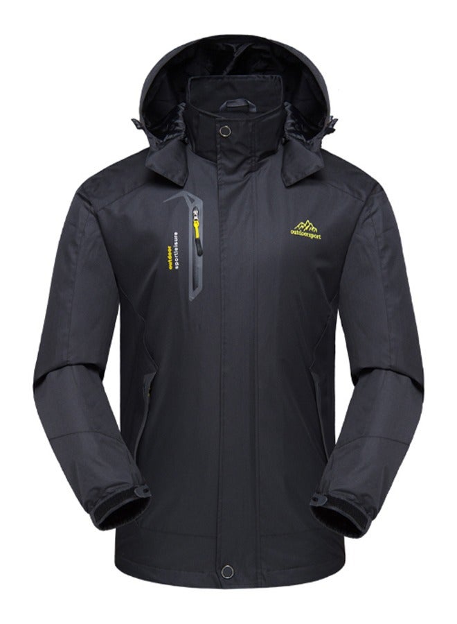 Detachable Hooded Waterproof Sports Jacket