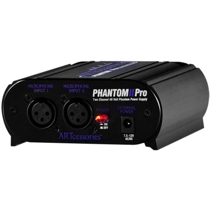 ART Phantom II Pro 2Channel 48V Phantom Power Supply