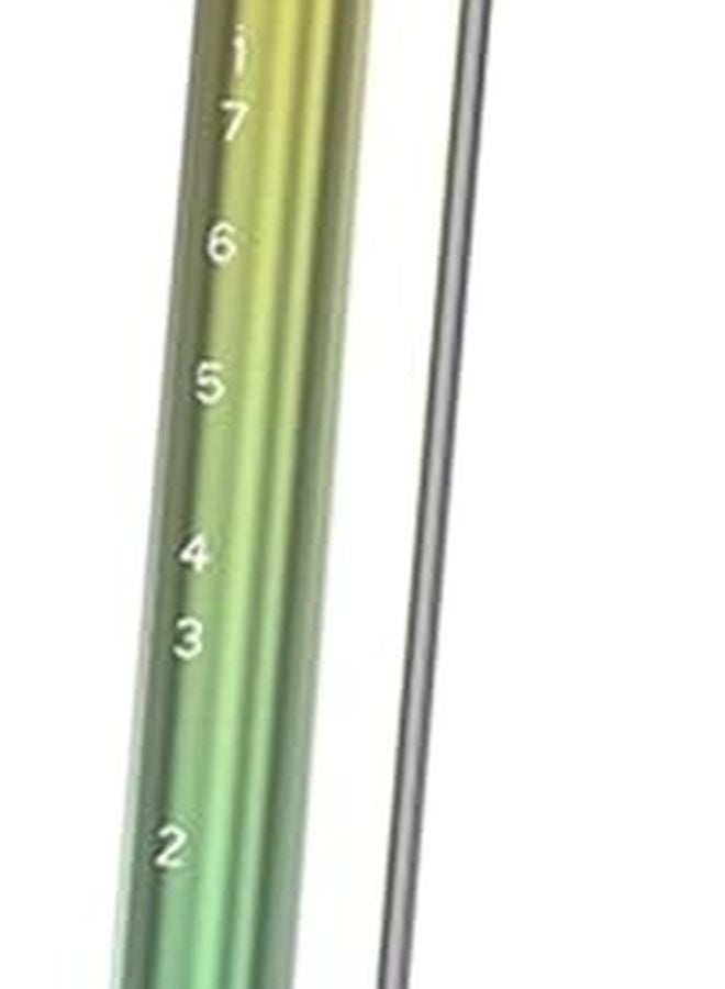 صافرة معدنية محمولة صفراء وخضراء، آلة موسيقية مضحكة، مزمار انزلاقي يدوي لعبة - Image 4