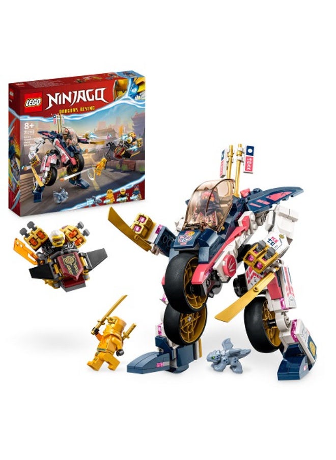 LEGO 71792 Sora'S Transforming Mech Bike Racer Building Set  - Image 1