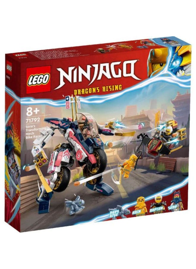 LEGO 71792 Sora'S Transforming Mech Bike Racer Building Set  - Image 2