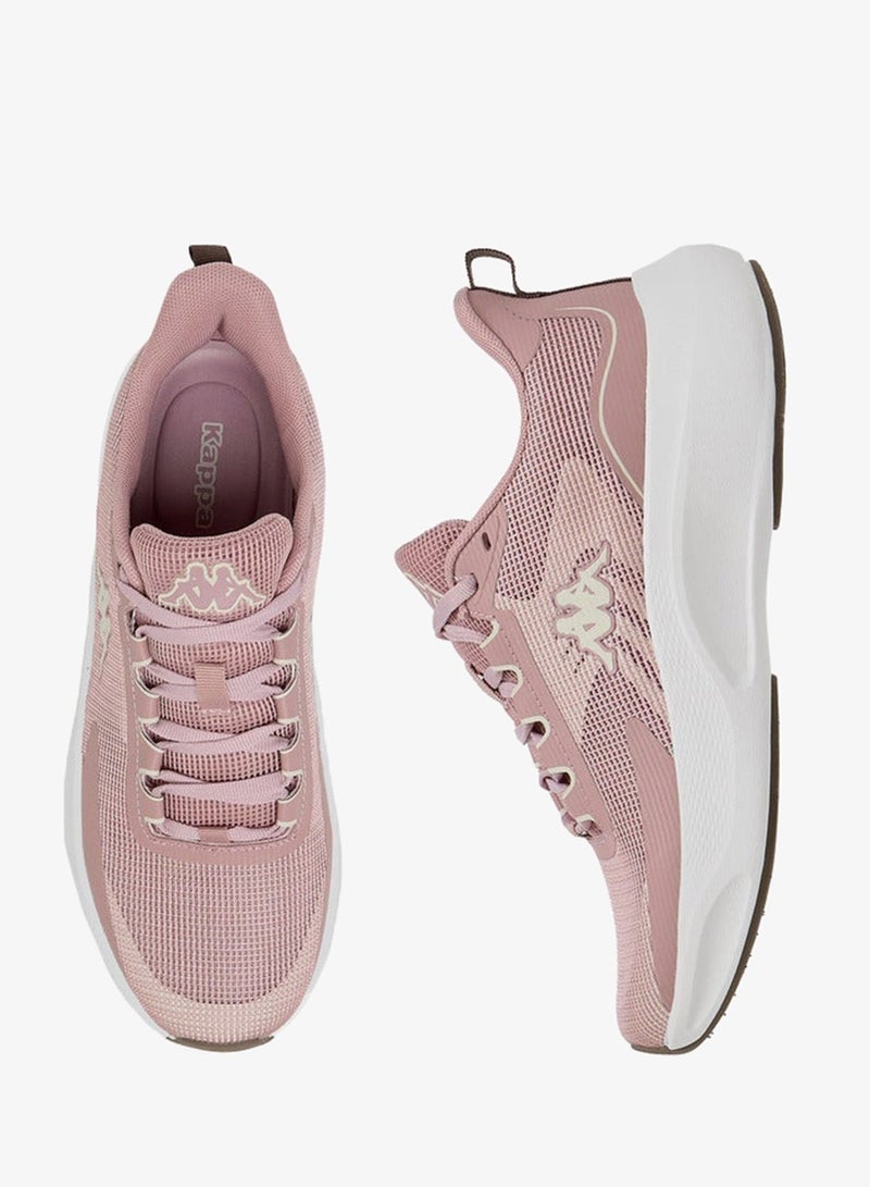 Kappa Women's Textured Lace-Up Sports Shoes with Pull Tab - Image 1