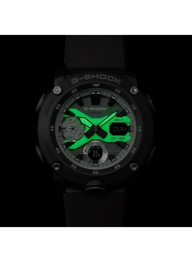 G-SHOCK G-SHOCK Men's Analog & Digital Gray Dial Watch - GA-2000HD-8ADR
