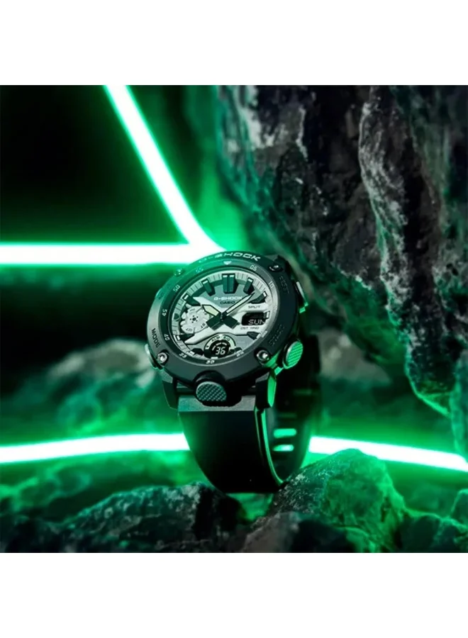 G-SHOCK G-SHOCK Men's Analog & Digital Gray Dial Watch - GA-2000HD-8ADR