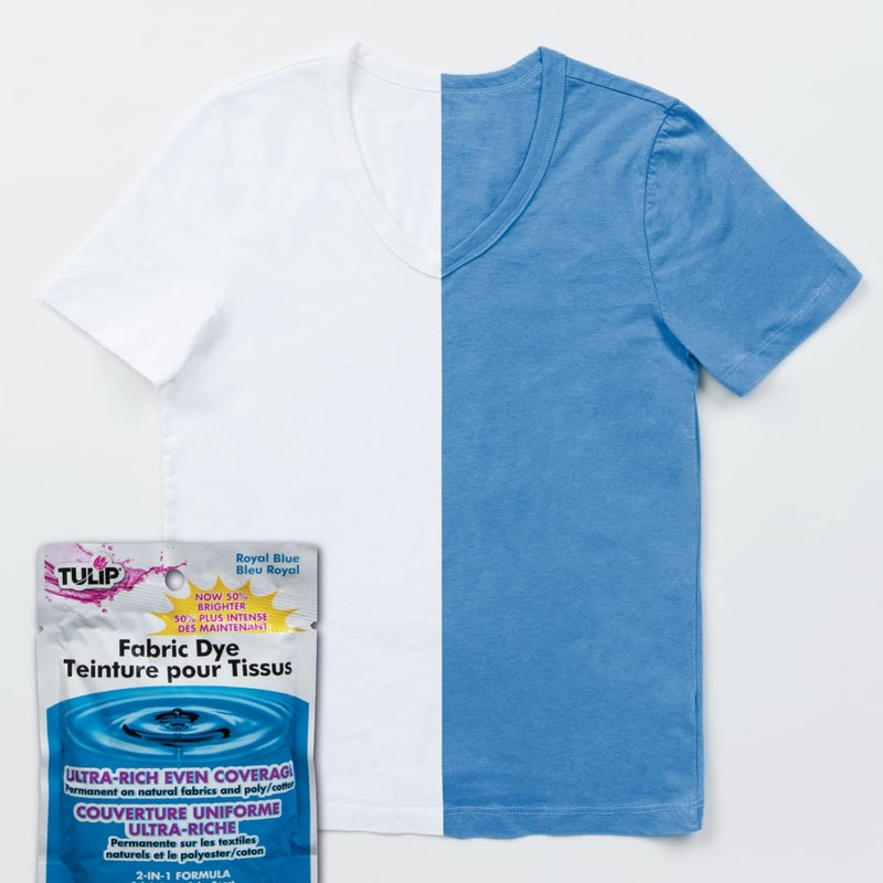 Tulip Permanent Fabric Dye Powder, Hot Dye Method for Vibrancy, Long-Lasting Color, Royal Blue - Image 5