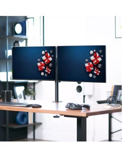 Dual Monitor Desk Mount Stand up to 30 inches with Double Center Arm Joint, Holds up to 10Kg Each with VESA 75x75mm or 100x100mm - pzsku/ZFAE781637DE3A49111D4Z/45/_/1734451443/29c4bd02-a8ef-4a3a-830d-5d0412c7f8cf