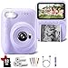 Gofunly Kids Camera Instant Print 30 HD 32MP Kids Camera Christmas Birthday Gifts for 3 4 5 6 7 8 9 10 11 12 Year Old Girls Boys 32GB SD CardPurple - Image 3