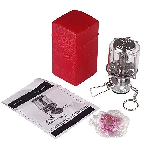docooler Mini Portable Camping Lantern Gas Light Tent Lamp Torch Hanging Lamp Camping Equipment Supplies for Hiking - Image 5