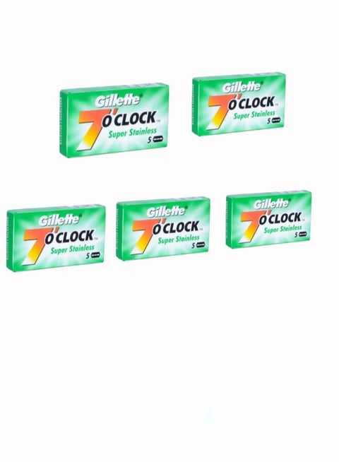5 Packs Of Double Razor Blades