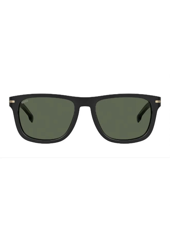BOSS  Men's UV Protection Sunglasses Boss 1626/S Black 42.8 - Lens Size: 55 Mm for Men | Best Price UAE