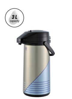 Peacock Airpot Pump Flask 3L – Premium Japan-Made Insulated Beverage Dispenser  - Image 1