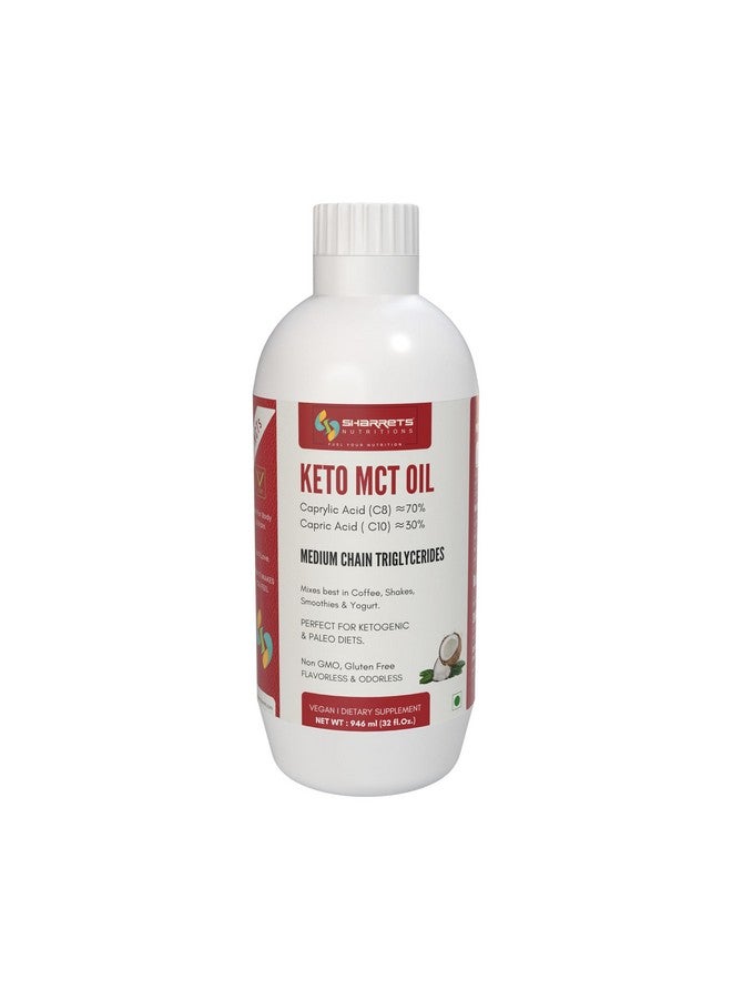 Sharrets Keto MCT Oil - 32 Fl Oz - C8 C10 70/30 Premium Medium Chain Triglycerides for Bulletproof Coffee and Athletic Performance. - Image 2