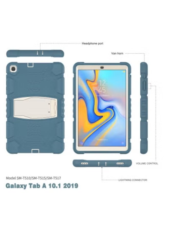 جولف لينك غطاء حماية خلفي من جلف لينك لجهاز سامسونج تاب A T510/T515 مقاس 10.1 بوصة، لون أزرق زهرة الذرة - Image 2
