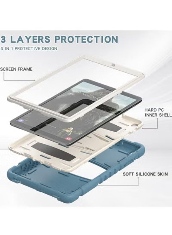 جولف لينك غطاء حماية خلفي من جلف لينك لجهاز سامسونج تاب A T510/T515 مقاس 10.1 بوصة، لون أزرق زهرة الذرة - Image 5