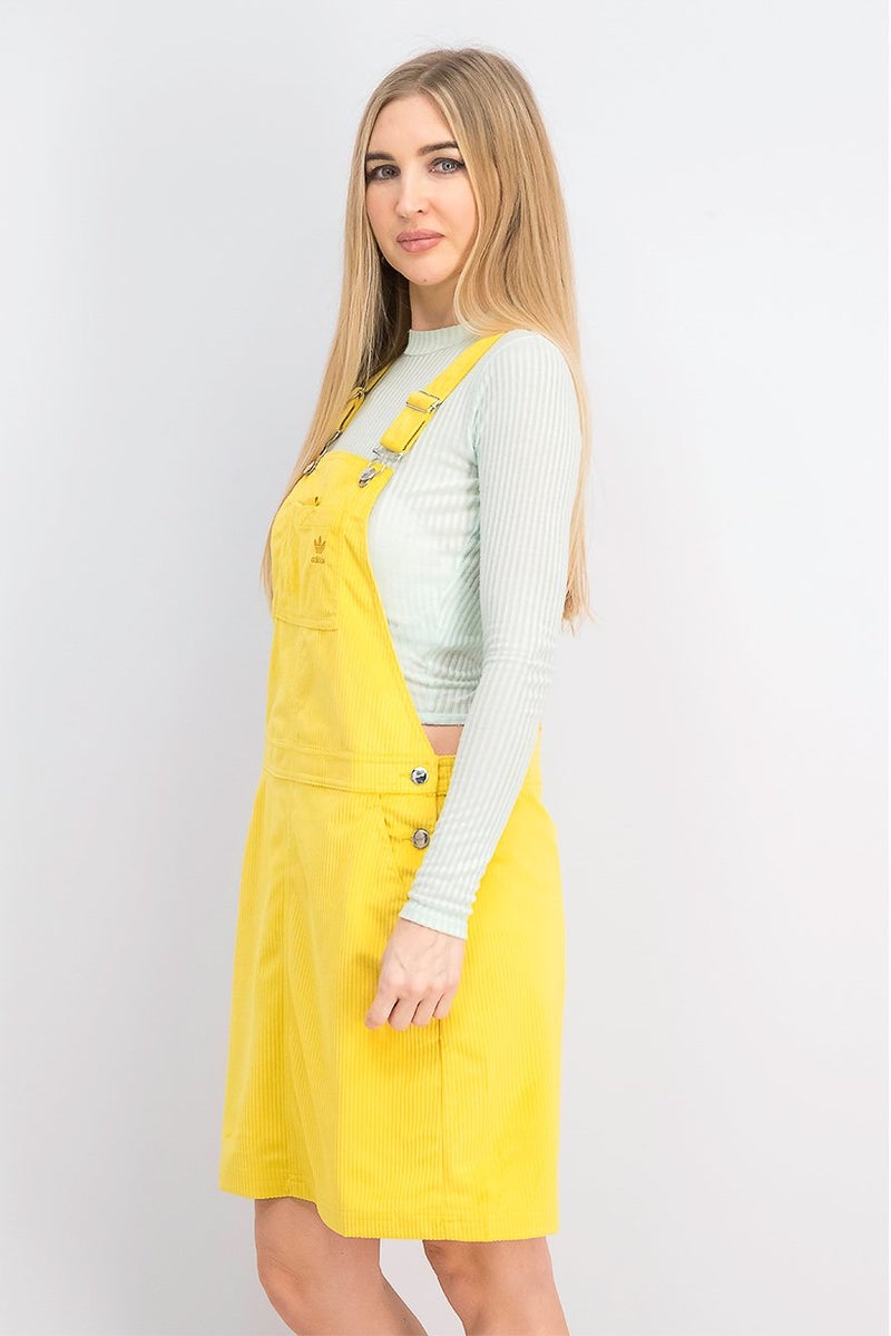 adidas Originals Women Regular Fit Outdoor Jumper Dress, Yellow  - Image 3