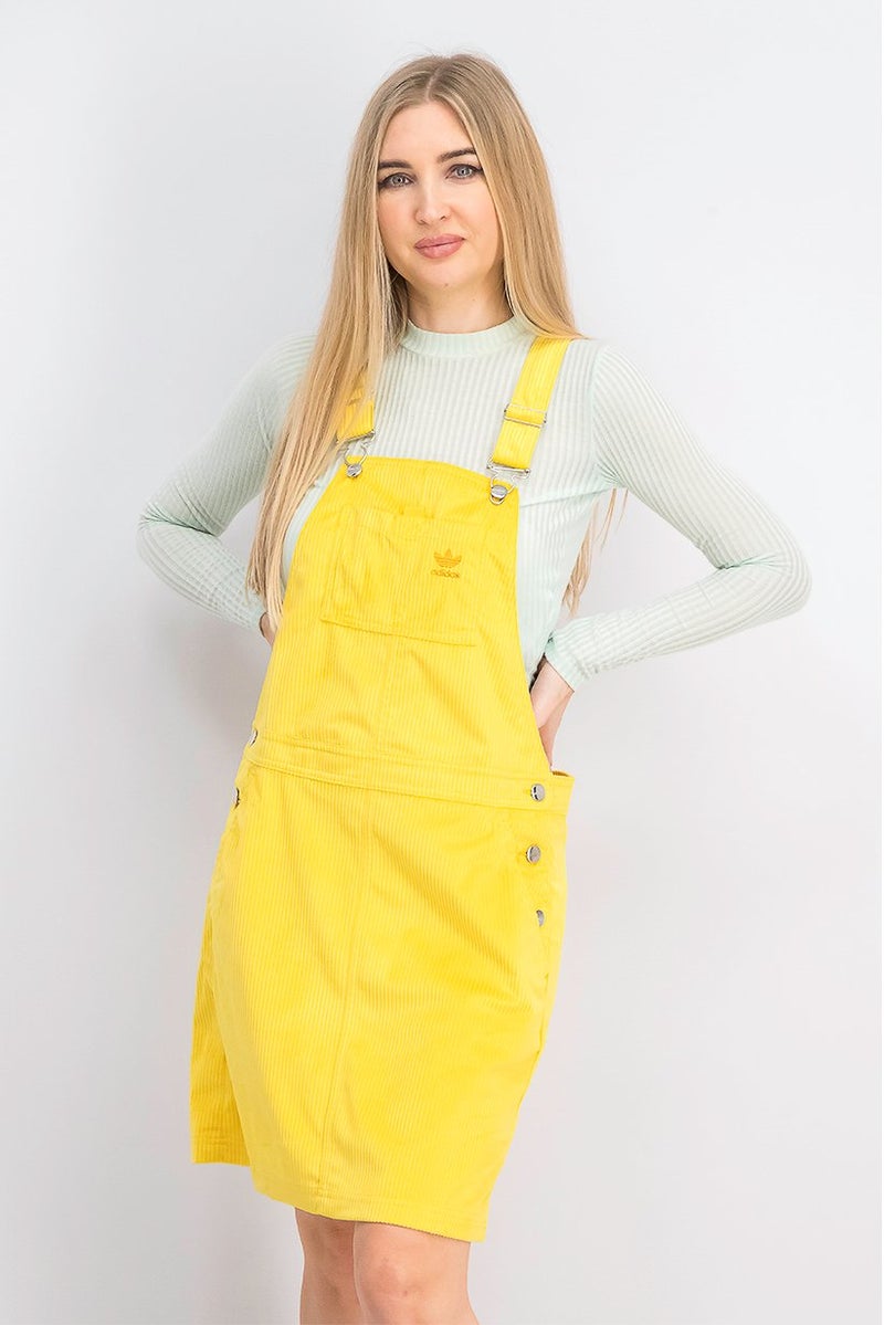 adidas Originals Women Regular Fit Outdoor Jumper Dress, Yellow  - Image 1