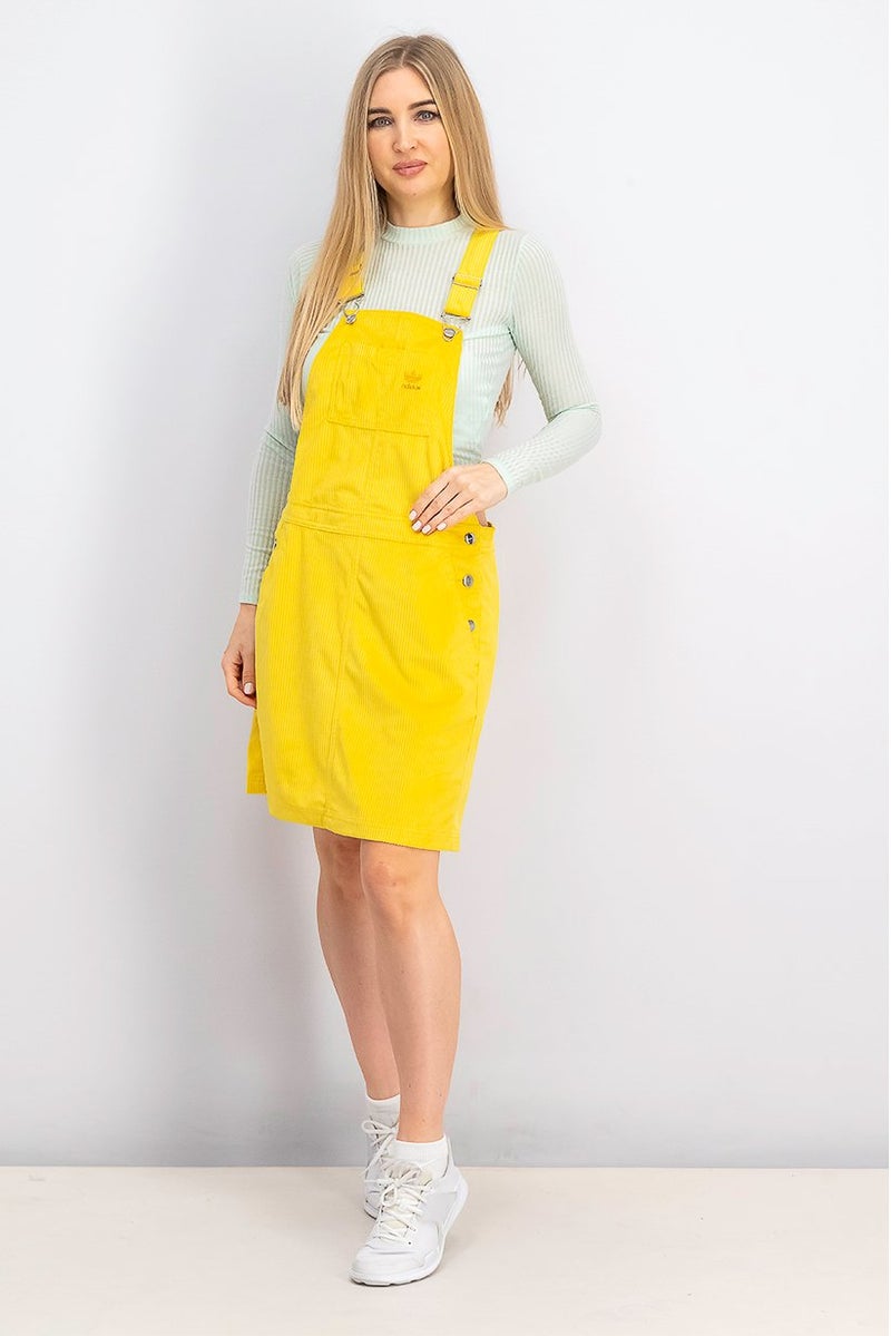 adidas Originals Women Regular Fit Outdoor Jumper Dress, Yellow  - Image 2