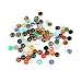 LE SKY cabochon Beads Natural Stones Round Assorted Colors Loose Beads No Hole Handmade DIY for Jewelry Making 6mm Random 20 Pcs - Image 2