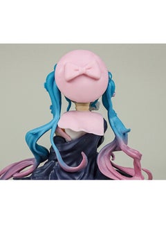 Generic Hatsune Miku Action Figure, Sailor Suit Hatsune Figure Toy, Sitting Hatsune Model Toy, PVC Character Figure Toys, for Desktop Decorations/Collectibles, Gifts for Fans, 10*12cm  - Image 4
