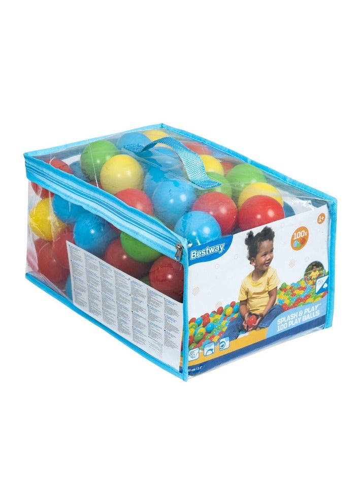 Bestway® 2.3"/5.85cm SPLASH & PLAY 100 PLAY BALLS - Image 2