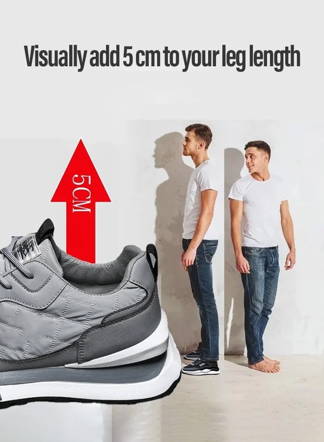 Men's casual shoes, men's height-increasing shoes that increase height by 5cm, casual men's shoes that do not cause foot pain, do not make feet sweaty, and do not have a bad odor. They can be paired with various clothes and are suitable for various occasions. - Image 2