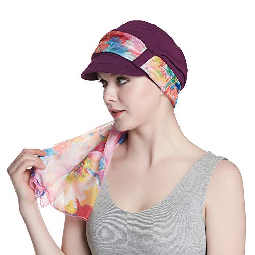 Alnorm Cotton Hats for Women Chemo Winter Cozy Hat - Image 5