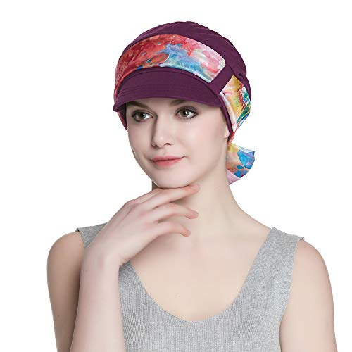 Alnorm Cotton Hats for Women Chemo Winter Cozy Hat - Image 3
