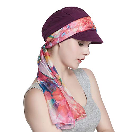 Alnorm Cotton Hats for Women Chemo Winter Cozy Hat - Image 4