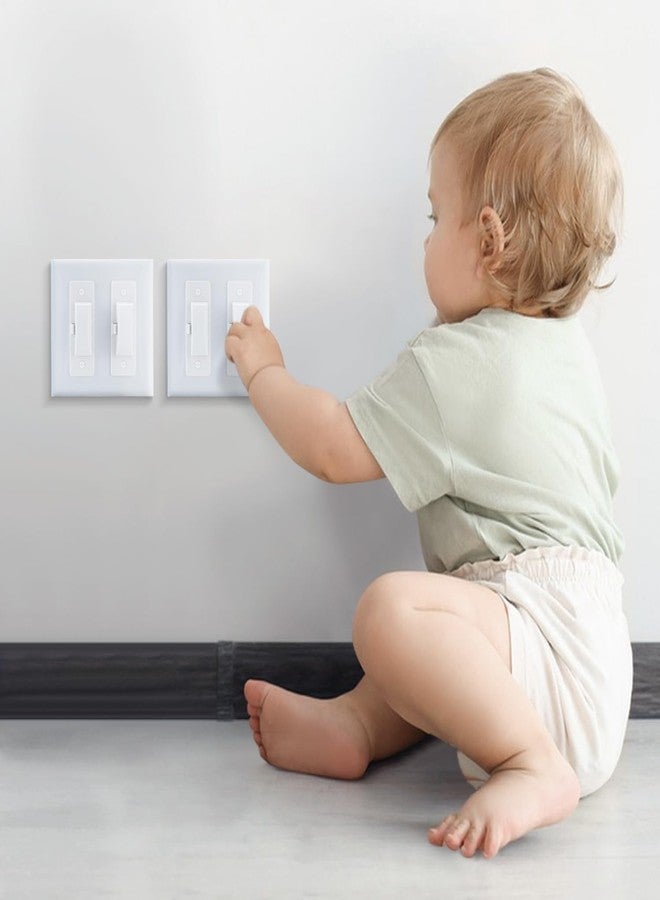 Roxiuc Switch Cover-Light Switch Cover-Light Switch Cover Guard-Light Switch Guard-Light Switch Cover Child Proof-Child Proof Light Switch Cover (White,2pc) - Image 4