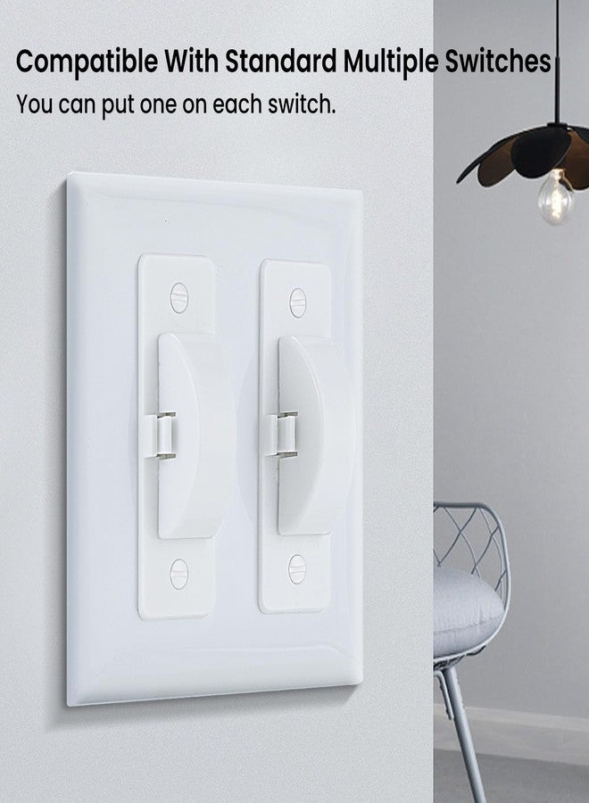 Roxiuc Switch Cover-Light Switch Cover-Light Switch Cover Guard-Light Switch Guard-Light Switch Cover Child Proof-Child Proof Light Switch Cover (White,2pc) - Image 5