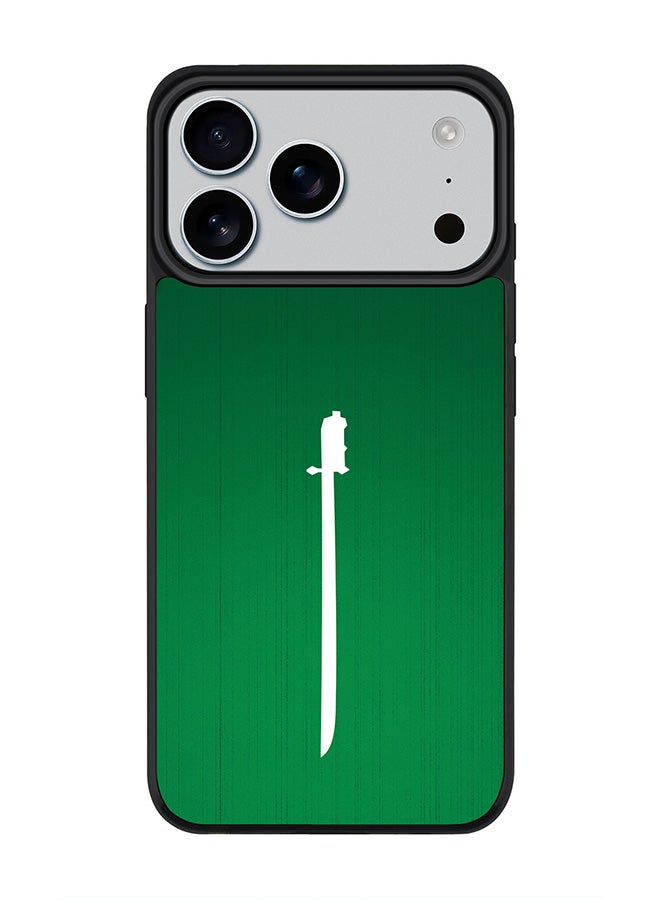 Stylizedd iPhone 17 Pro Max Case, [Compatible with MagSafe] Slim Magnetic cover Phone Case iPhone 17 Pro Max -Sword Of Saudi - Image 1