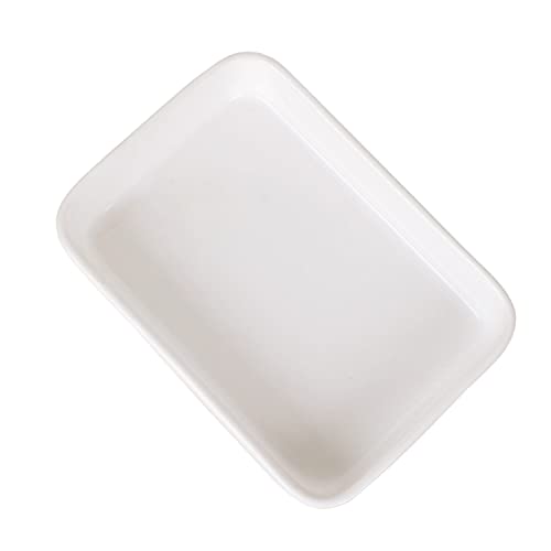 StyleMyWay Ceramic Baking Dish (L x B x H – 27 x 19 x 5.5 cm, White, 1500 ml) | Bake ‘N’ Serve Dish | Dish for Grilling - Image 4