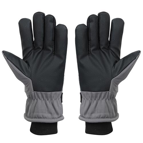 FABSPORTS Warm Winter Gloves (Unisex) | Touchscreen Compatible, Thermal Faux Fur Lined, Water-Resistant for Cycling, Biking & Daily Commute | Adjustable Wrist Velcro - Image 5