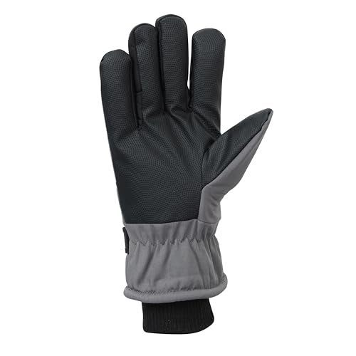 FABSPORTS Warm Winter Gloves (Unisex) | Touchscreen Compatible, Thermal Faux Fur Lined, Water-Resistant for Cycling, Biking & Daily Commute | Adjustable Wrist Velcro - Image 2
