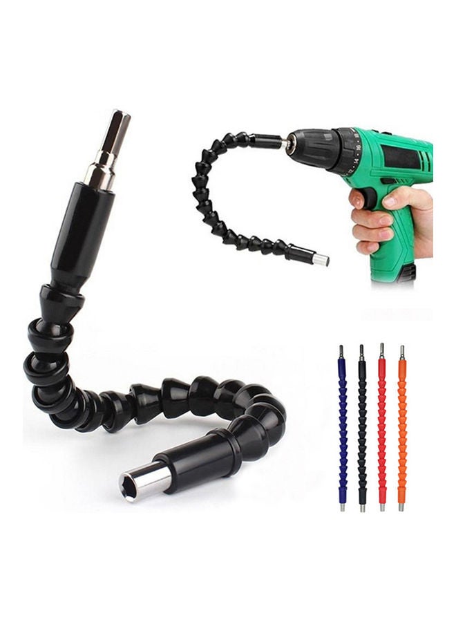 295mm Flexible Shaft Extension Screwdriver Electronic Drill Bit Holder Link Rod Black 20*10*20cm - Image 2