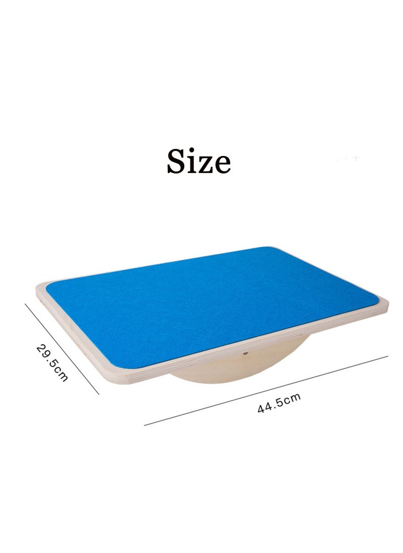 Arabest Kids' Balance Board, Wooden Rocking Seesaw Board, Indoor Outdoor Activity Toy, Balance Training Equipment for Children  - Image 5