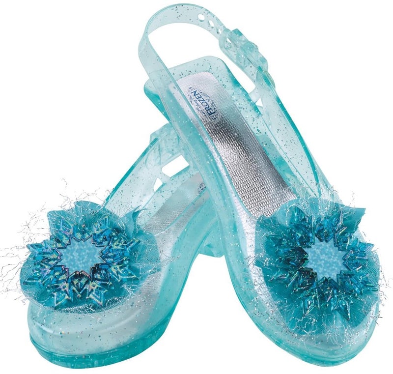 Disguise Disney's Frozen Frozen'S Elsa Shoes Girls Costume, One Size Child - Image 1