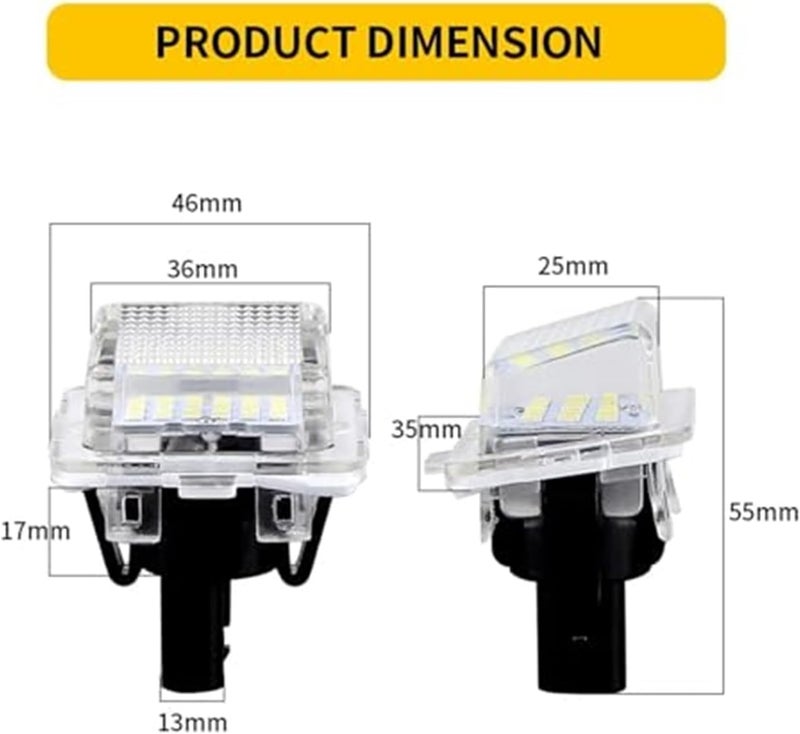 Wivplex License Number Plate Light for Benz Models - Image 3