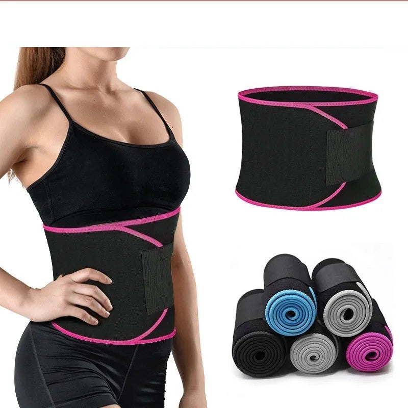 Bluejw Neoprene Waist Trainer for Women - Latex Sauna Waist Trimmer Belt - Sweat Waist Shaper for Workout & Support - Image 2