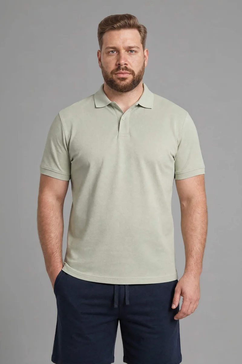 Defacto  100% Cotton Polo T-Shirt for Men | Best Price UAE