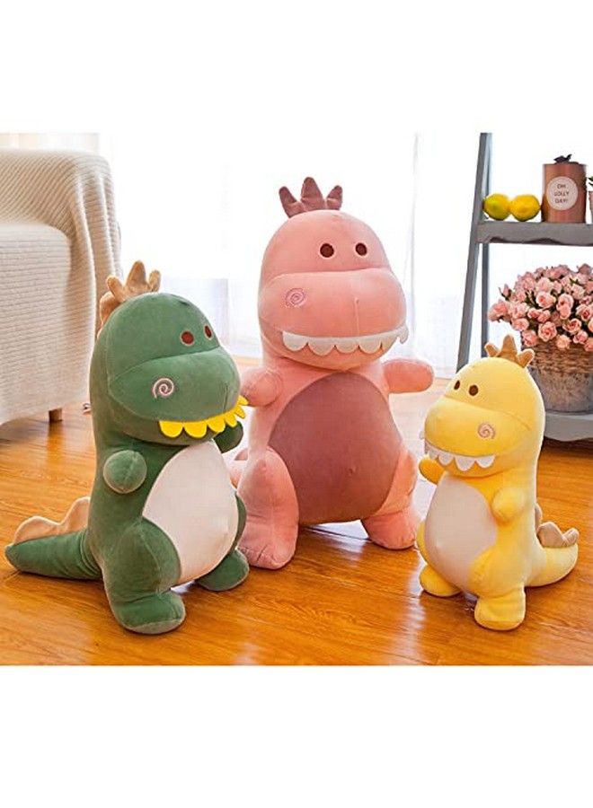 SCOOBA دميّة ديناصور ناعمة للغاية بتاج 35 سم متعددة الألوان - Image 5