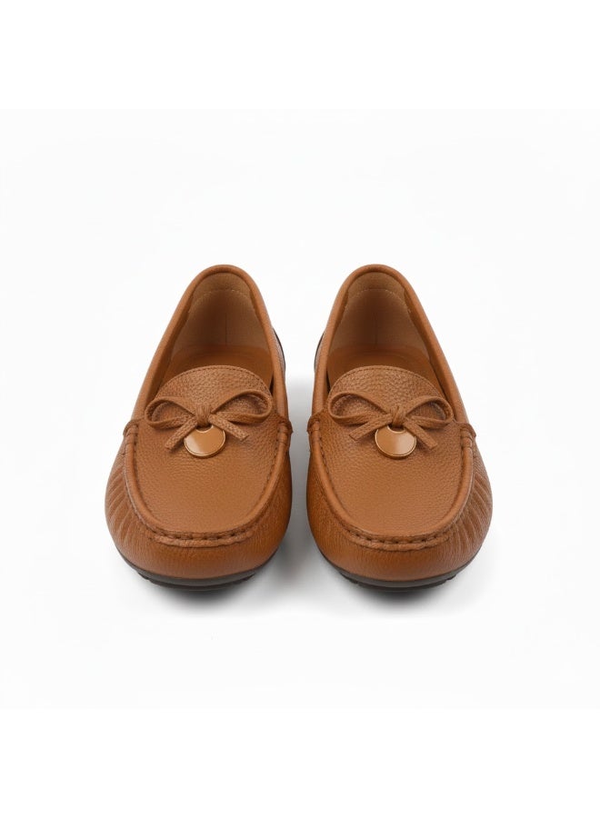 حذاء لوفر نسائي أنيق بكعب مسطّح – نعل عالي الجودة مضاد للانزلاق – متوفر بألوان ومقاسات متعددة - Image 5