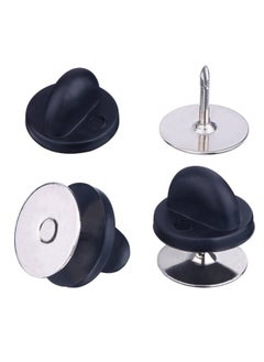 eBoot eBoot Tie Tacks Blank Pins with PVC Rubber Pin Backs (100)  - Image 1