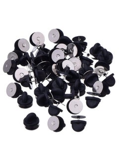 eBoot eBoot Tie Tacks Blank Pins with PVC Rubber Pin Backs (100)  - Image 3