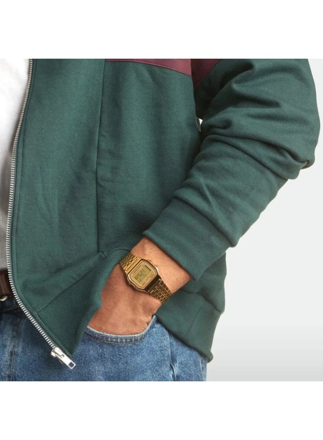 CASIO Vintage Digital Unisex Watch A158WETG-9AEF, 36.8 mm Gold Tone Digital Dial & Case, Gold Stainless Steel Mesh Bracelet, Water-Resistant - Image 3