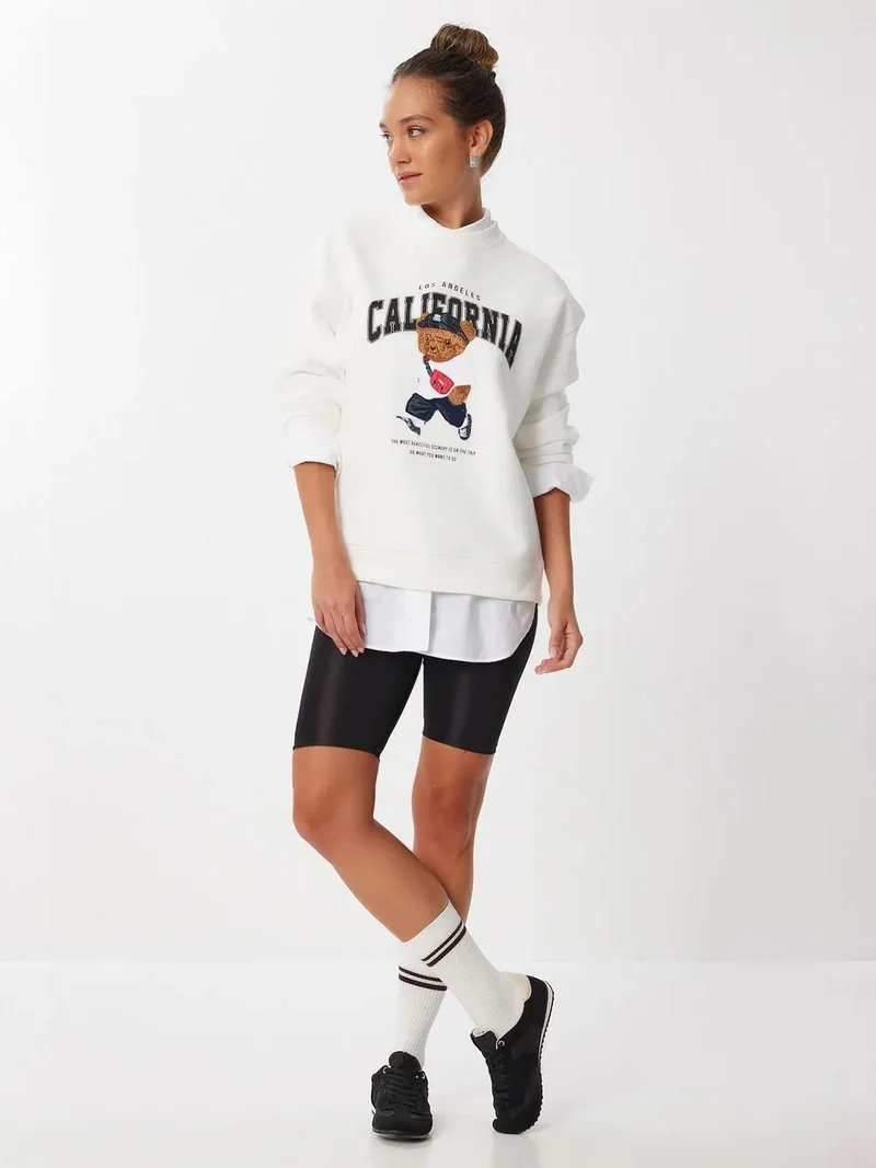 Lovely Istanbul ISTANBUL Crew Neck Printed Sweatshirt