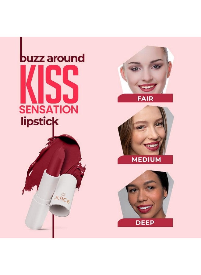 Juice Kiss Sensation Lipstick with Goodness of Bio Retinol, & SPF 15 UV Protection - Image 4