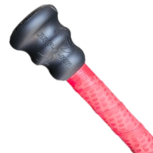 Grip-N-RIP Magnum Bat Taper Grip Durable Softball Bat for Maximum Control Power & Comfort Reduces Vibration & Sting Easy-On/Off, Fits Standard Bats – Black - Image 2