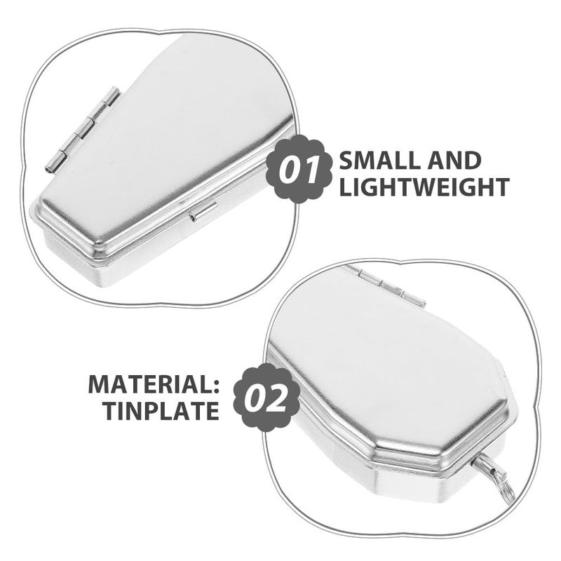 Coffin Shape Portable Metal Ashtray 2 Pack Vintage Gothic Decor For Car Home - Image 4